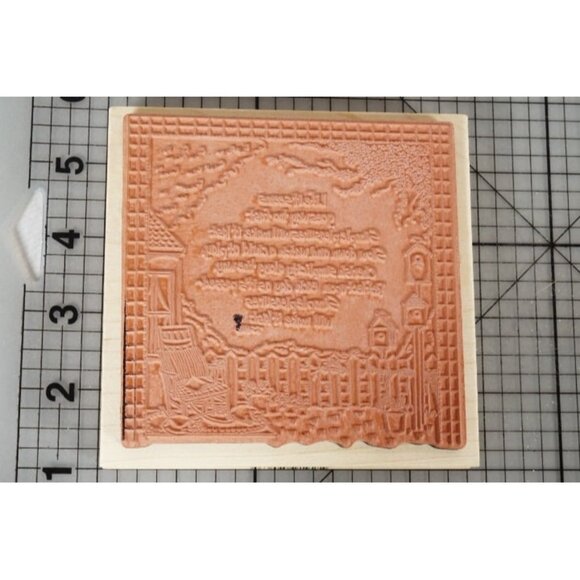 INKADINKADO "Joy Marie" Simple Pleasures Saying Wood Mounted Rubber Stamp 9063-Y - Picture 3 of 5
